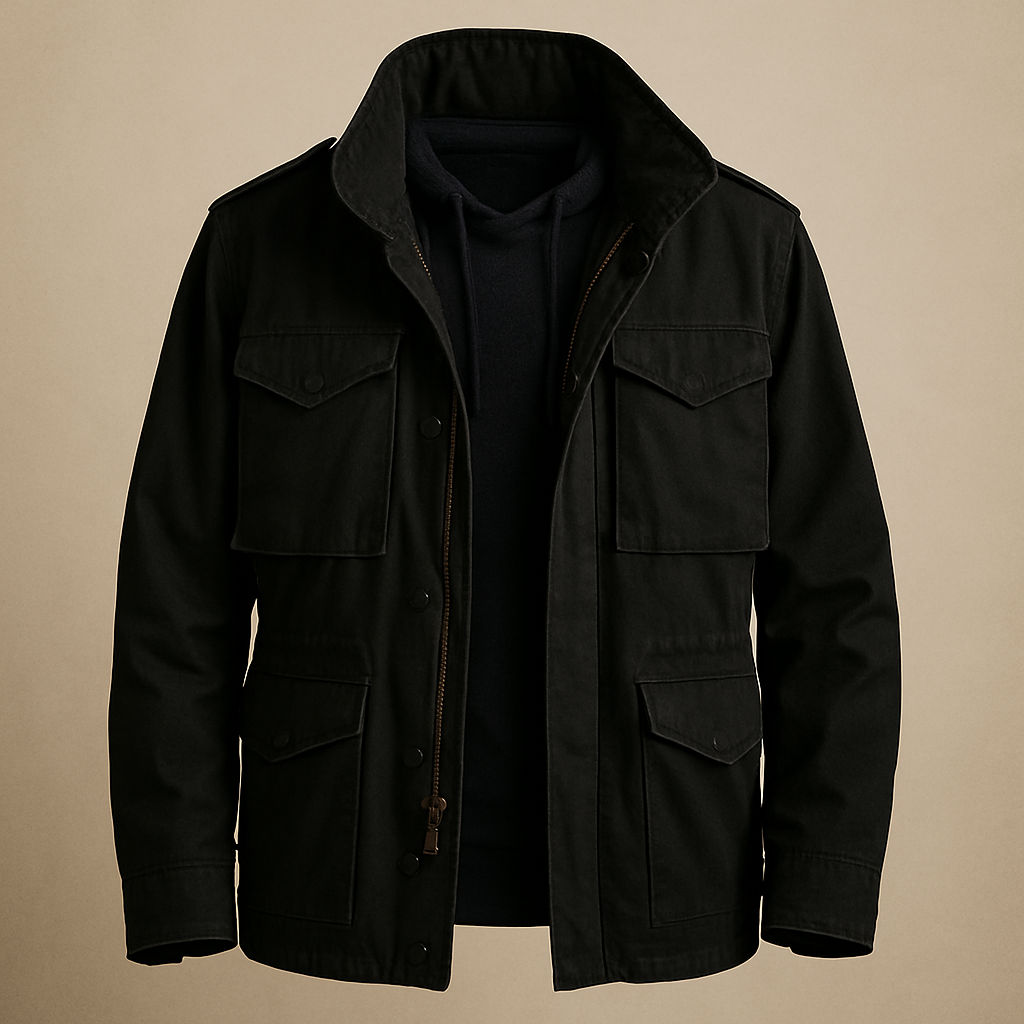 Tyrone Heritage Field Jacket – Men’s Classic Military Style Coat with Timeless Design