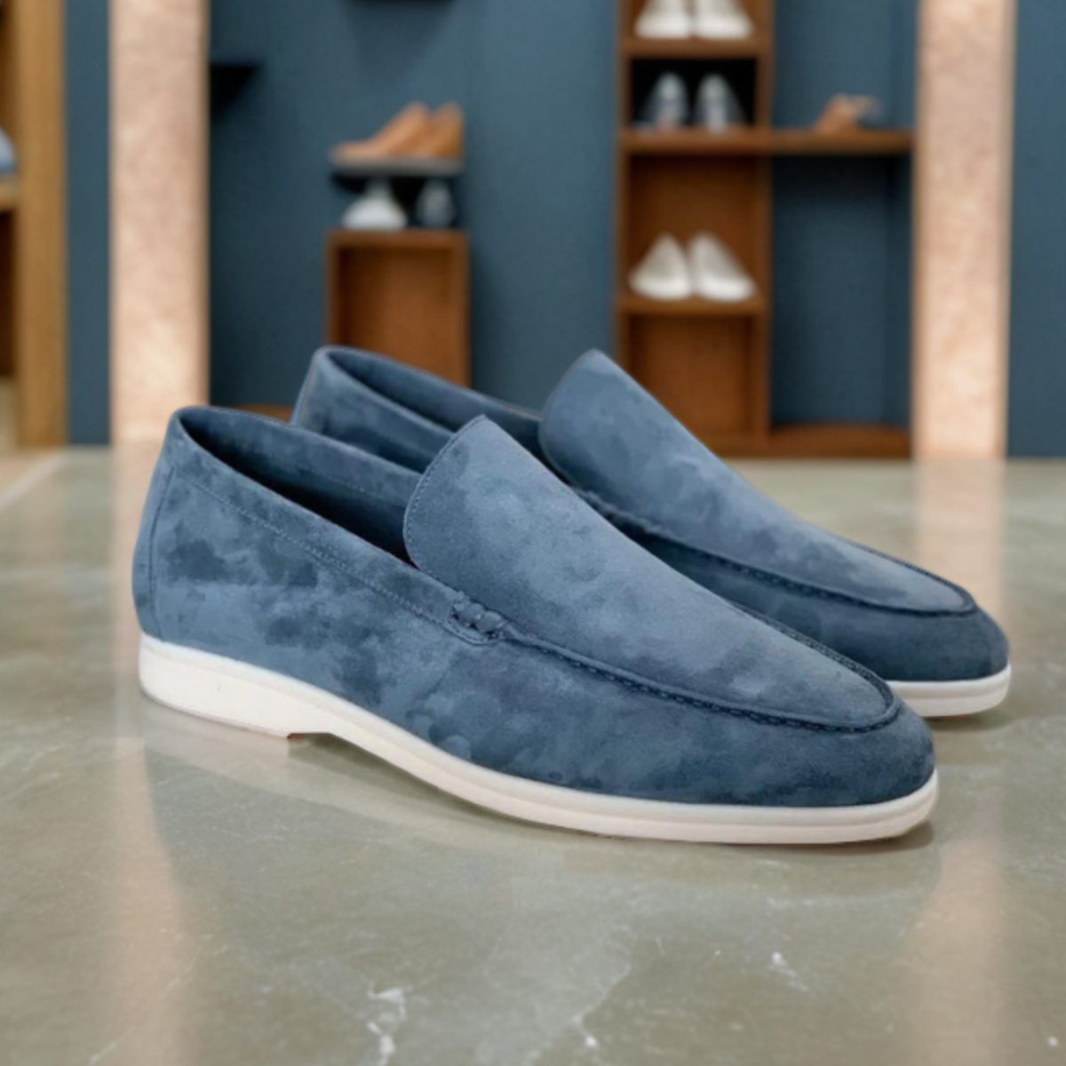 Devon - Suede Loafers
